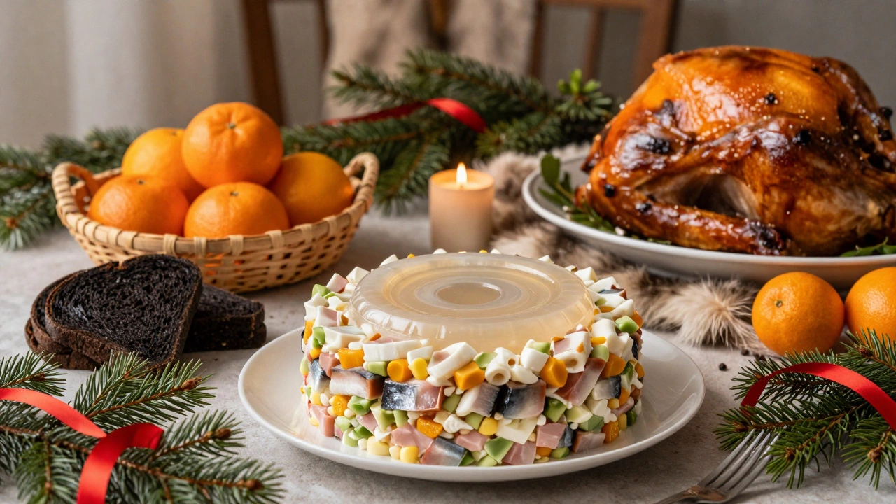Что обычно ставят на праздничный стол в России: классика и современные тренды