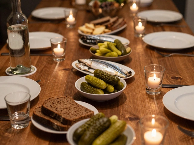 Как накрыть стол к водке: полное руководство по закуткам и этикету